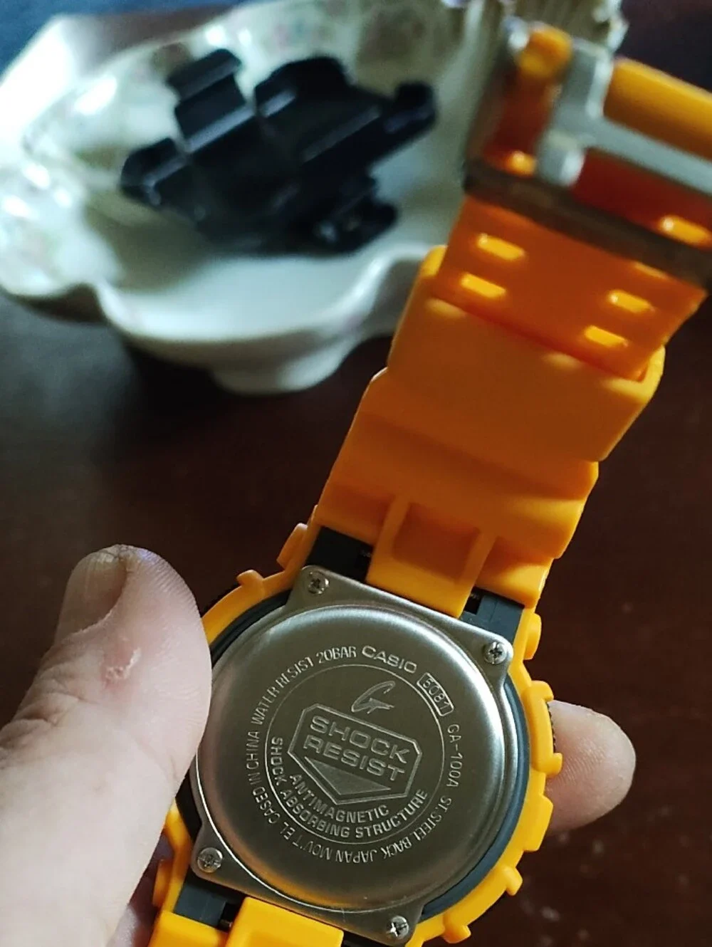 Casio G-Shock Orange and Black Resin Sport Watch